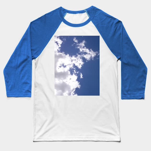 Cloud Fire Baseball T-Shirt by BlakCircleGirl